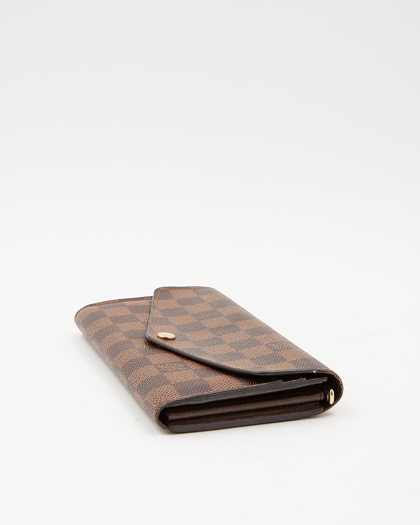 Louis Vuitton Damier Ebene Canvas Josephine Flap Wallet