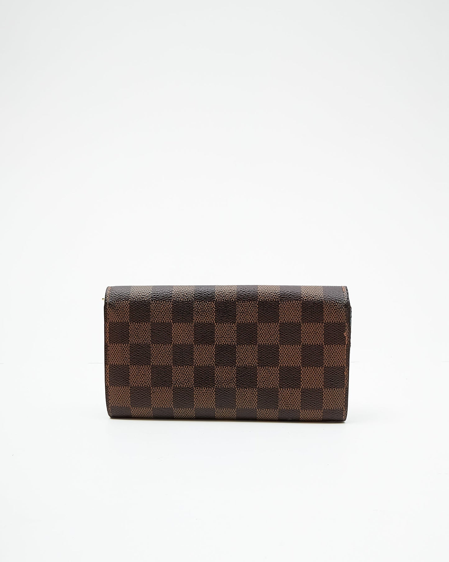 Louis Vuitton Damier Ebene Canvas Elise Wallet