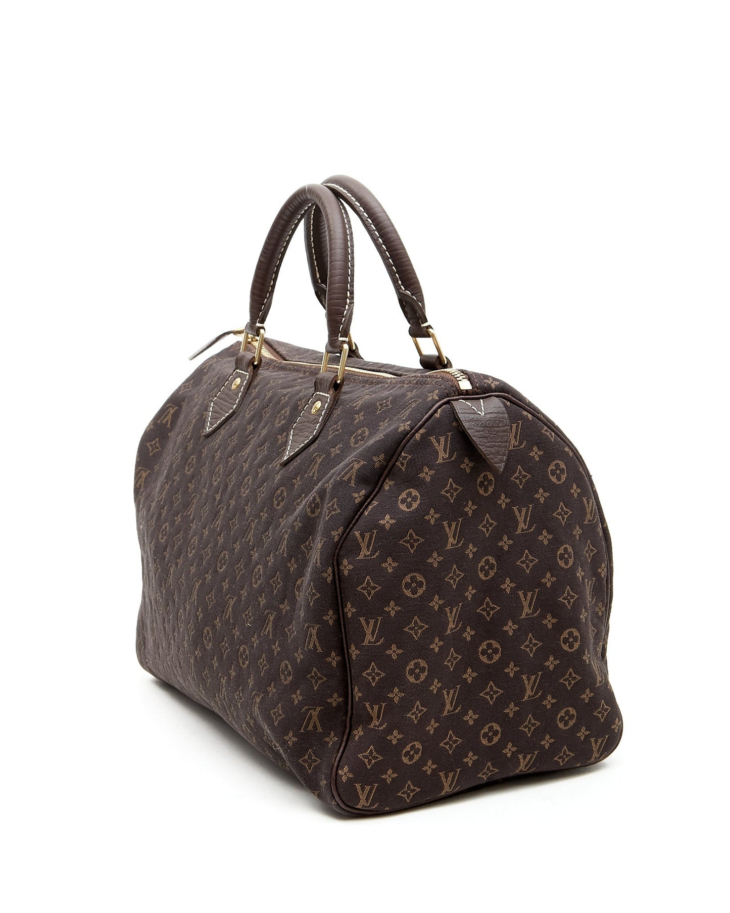Louis Vuitton Brown Canvas Monogram Mini Lin Speedy 30 Bag