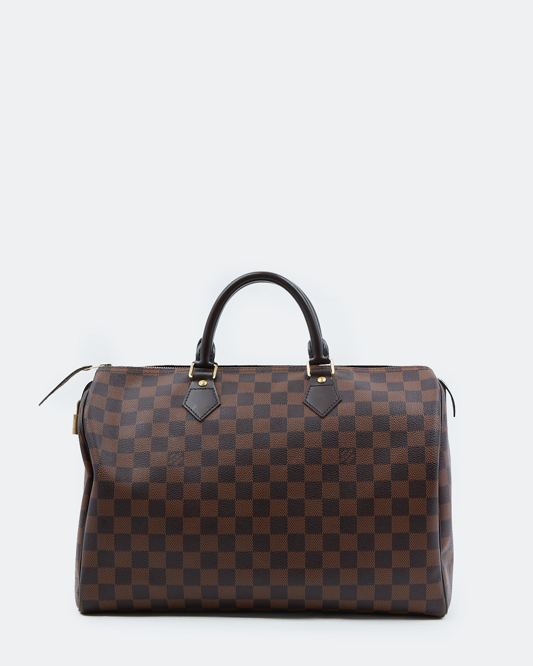 Louis Vuitton Damier Ebene Canvas Speedy 35 Bag