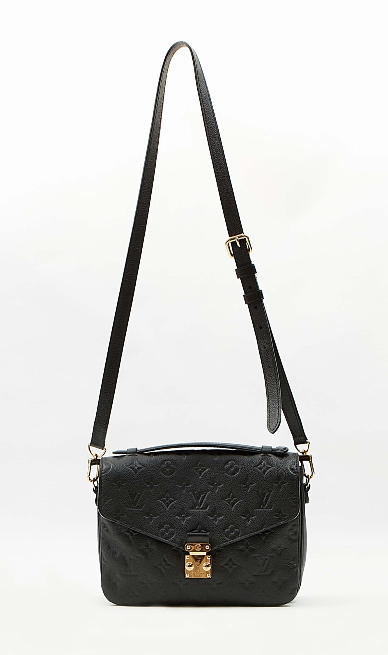 Louis Vuitton Black Empreinte Monogram Pochette Metis Bag