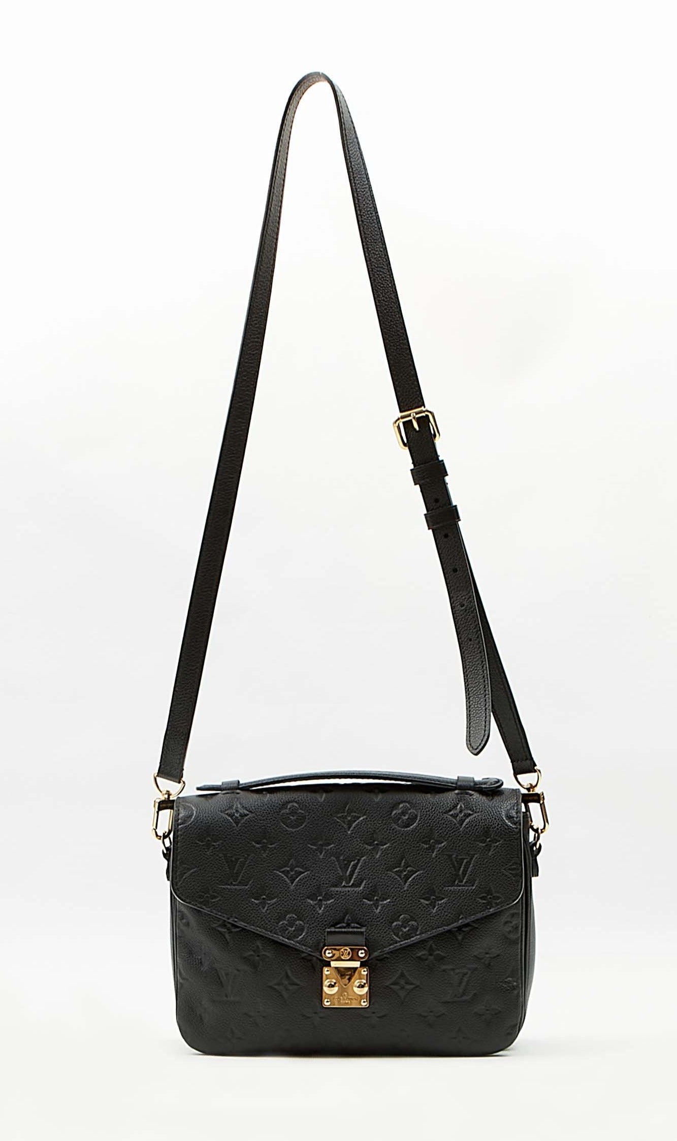 Louis Vuitton Black Empreinte Monogram Pochette Metis Bag