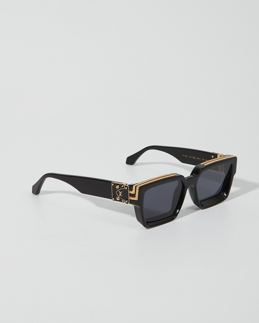 Louis Vuitton Black 1.1 Millionaires Square Sunglasses