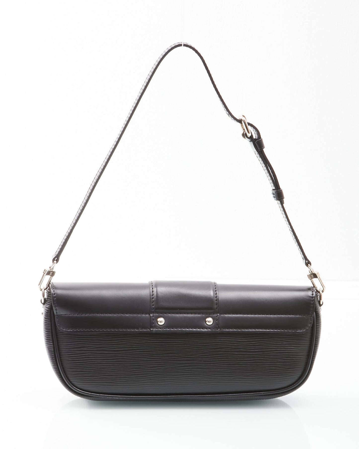 Louis Vuitton Black Epi Leather Pochette Montaigne Shoulder Bag