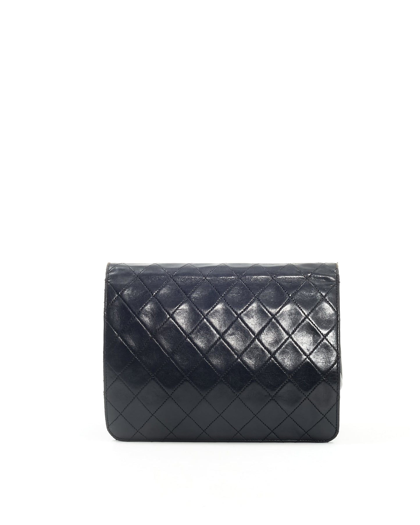 Chanel Black Lambskin   Coco Flap Chain Bag