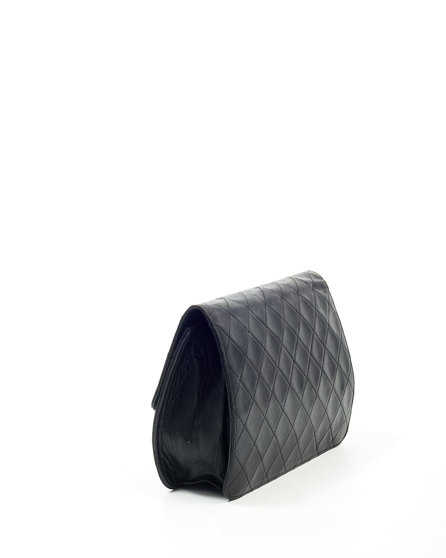 Chanel Black Lambskin   Coco Flap Chain Bag
