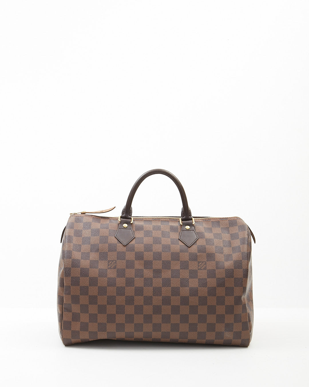 Louis Vuitton Damier Ebene Canvas Speedy 35 Bag