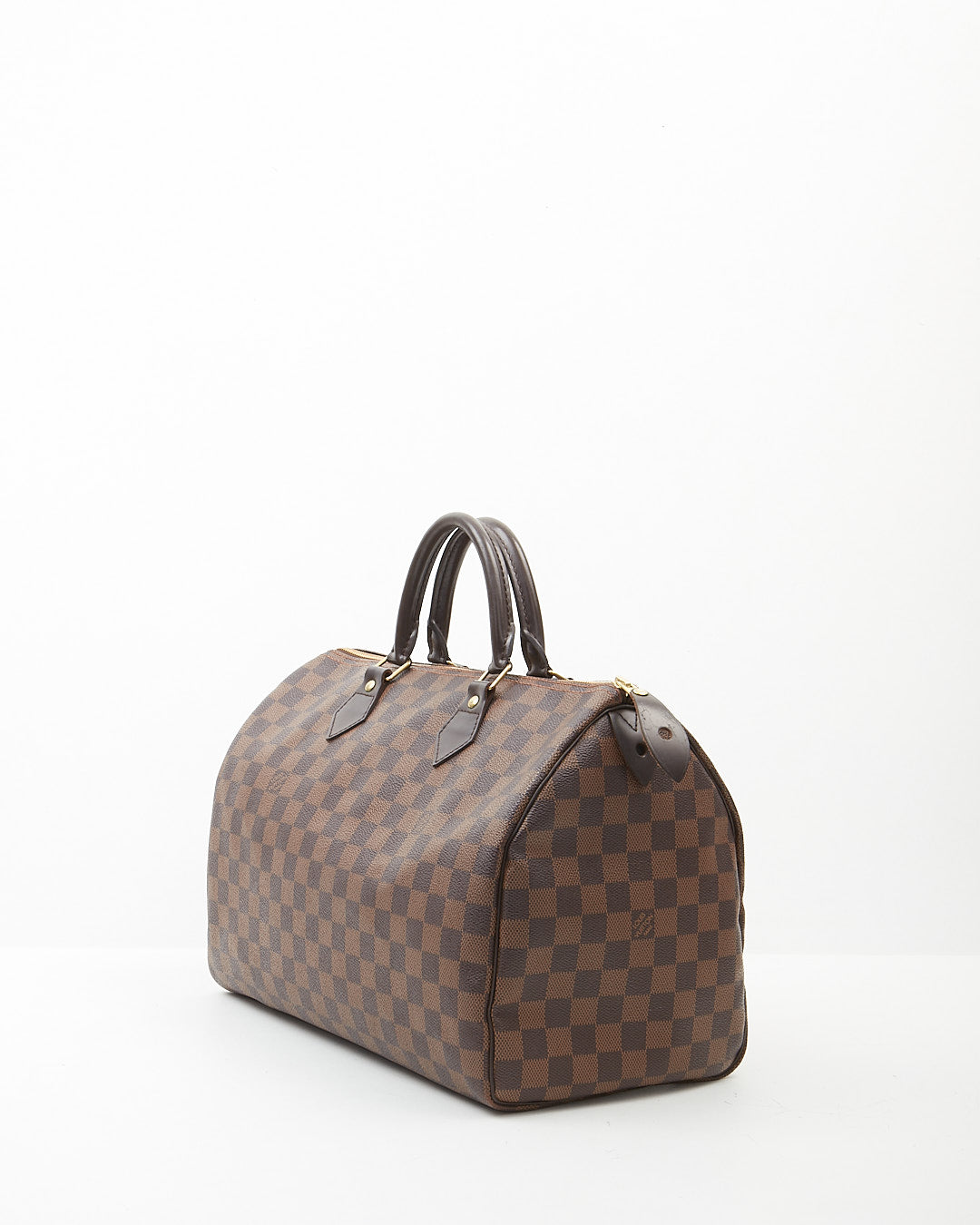 Louis Vuitton Damier Ebene Canvas Speedy 35 Bag