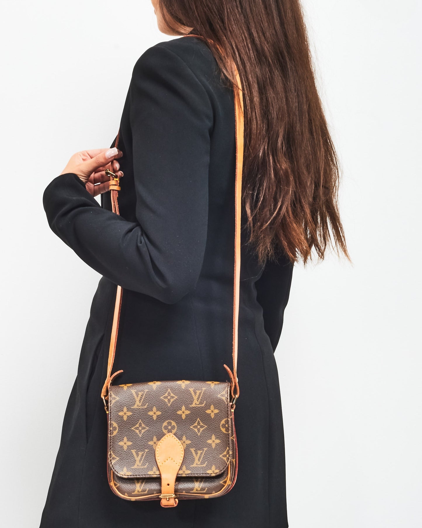 Louis Vuitton Monogram Mini Cartouchiere Crossbody Bag