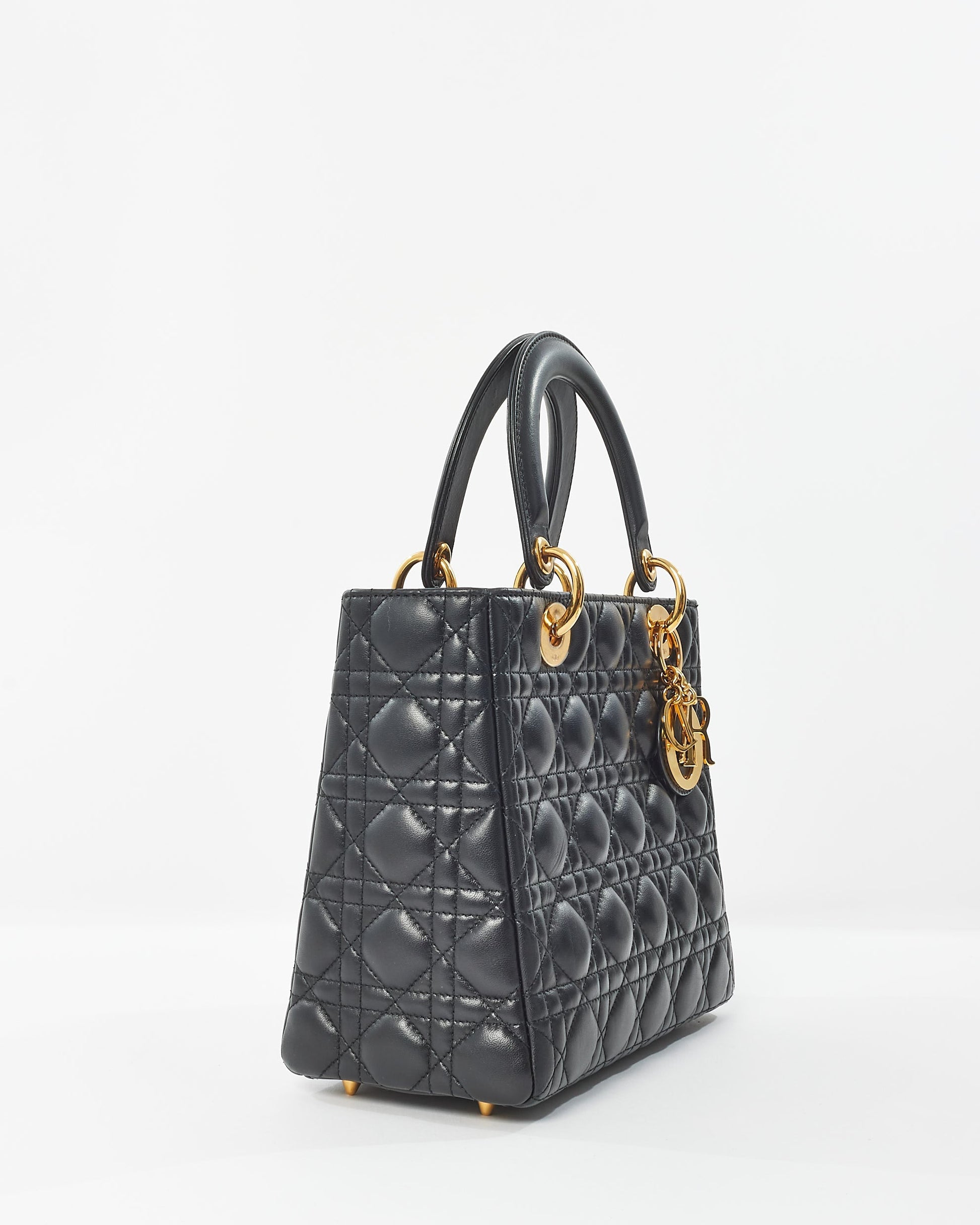 Dior Lady Dior Leather Handbag