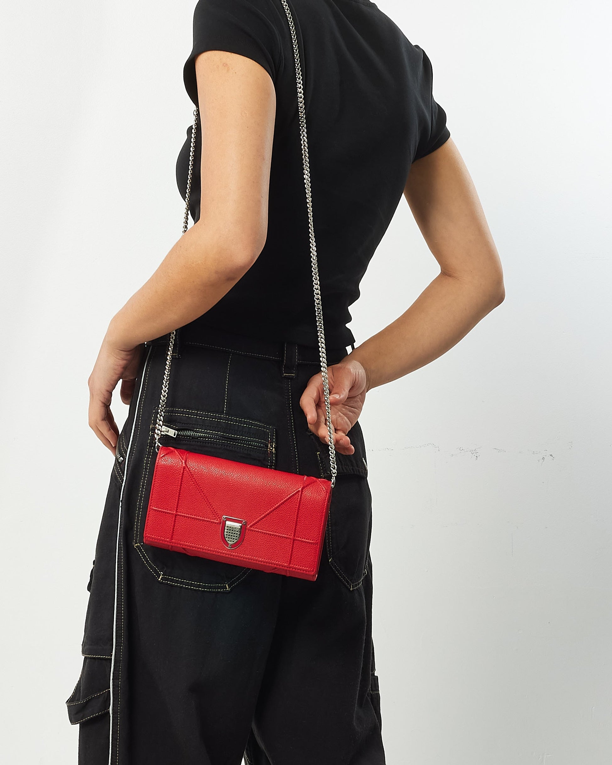 Dior Chain Leather Crossbody