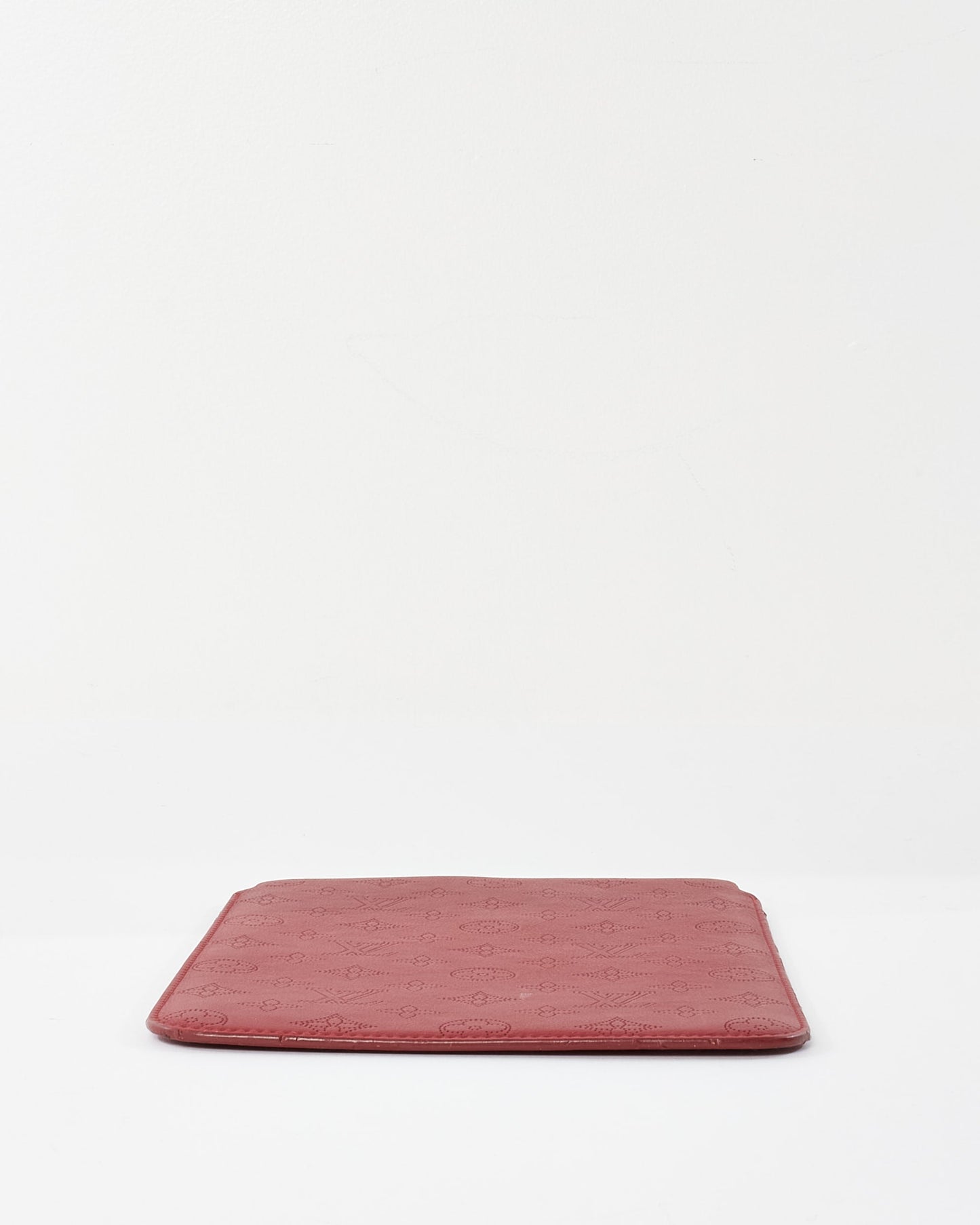 Louis Vuitton Raspberry Red Monogram Mahina Leather iPad Case