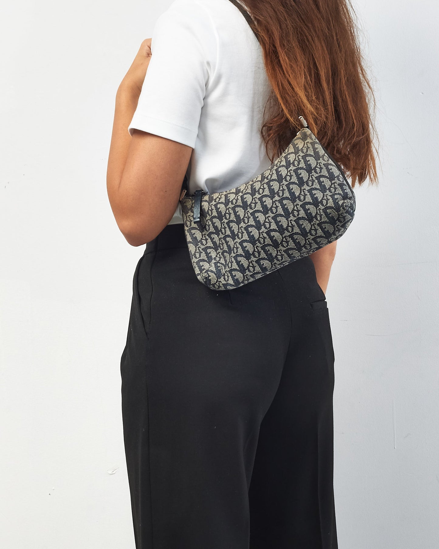 Dior Canvas Shoulder Bag