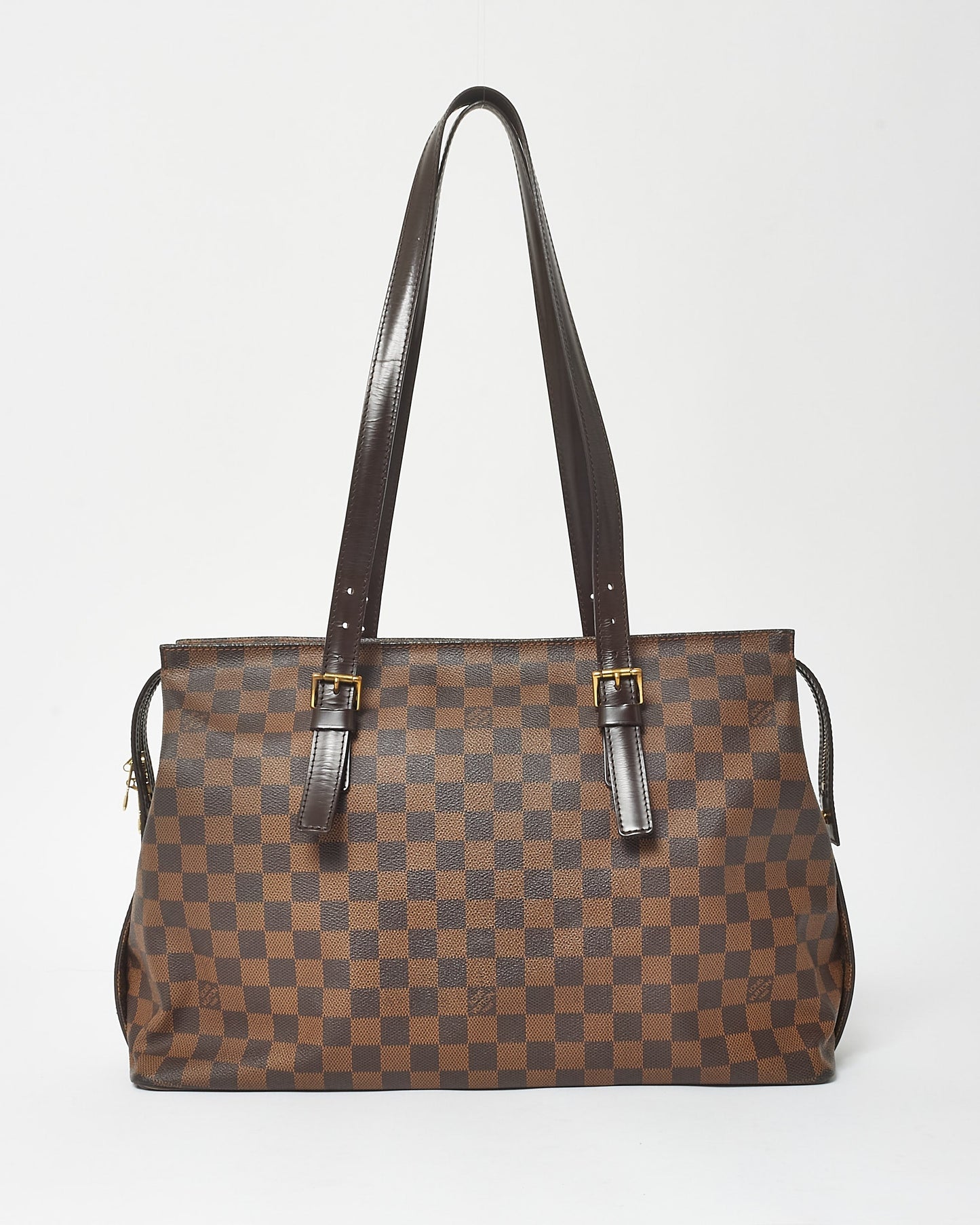 Louis Vuitton Damier Ebene Coated Canvas Chelsea Tote Bag