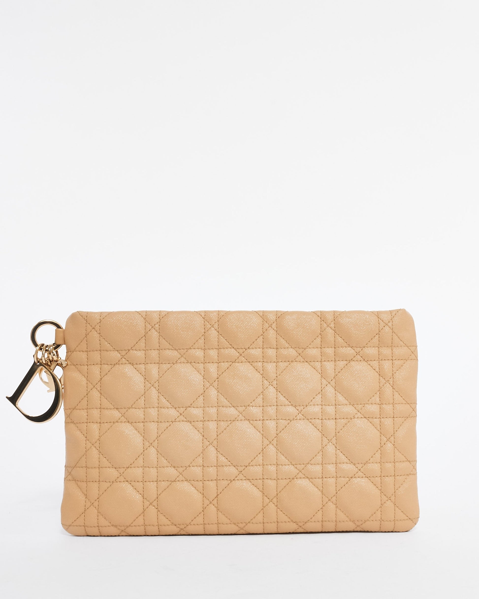 Dior Quilted Canvas Clutch