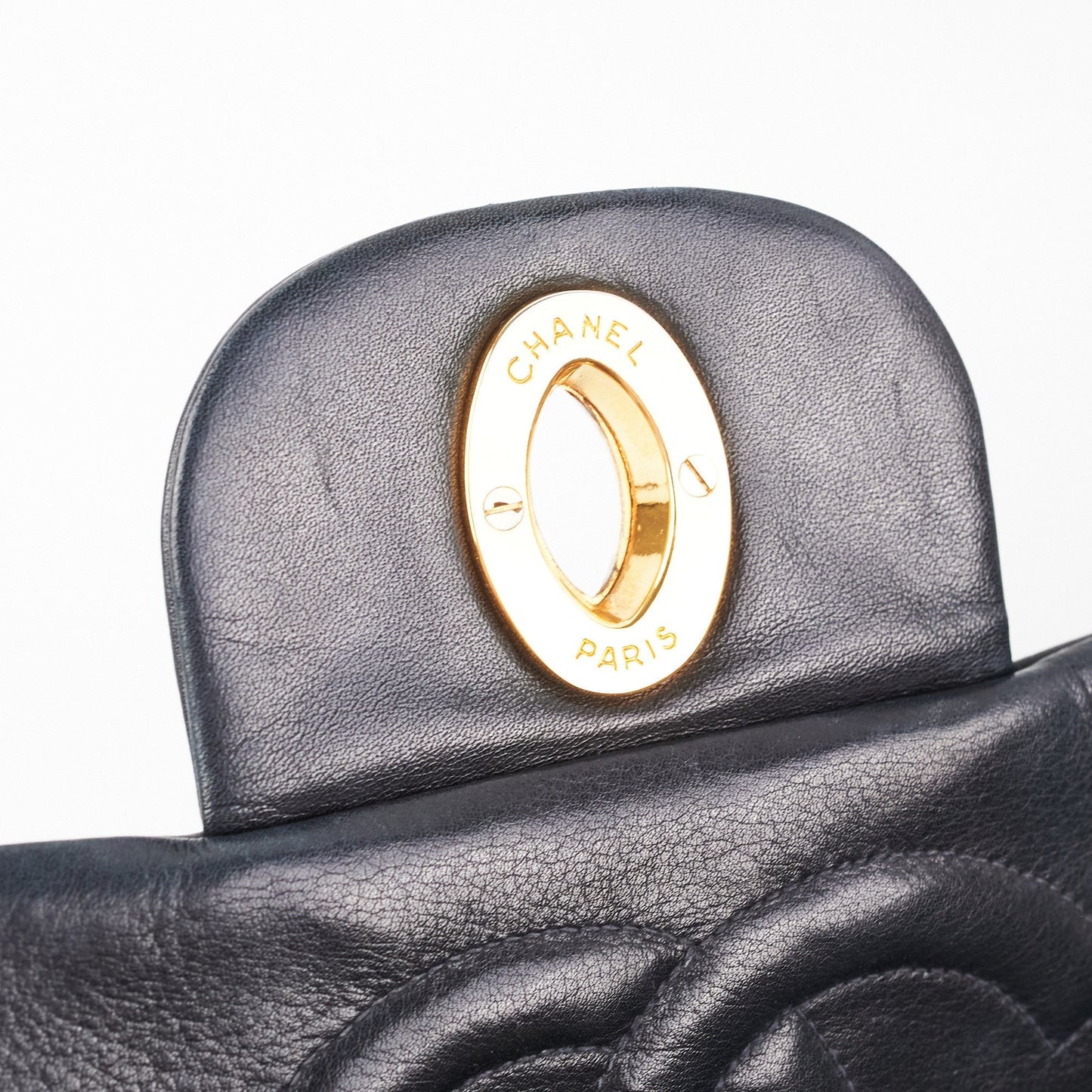 Chanel Maxi  Flap Black 24k Gold