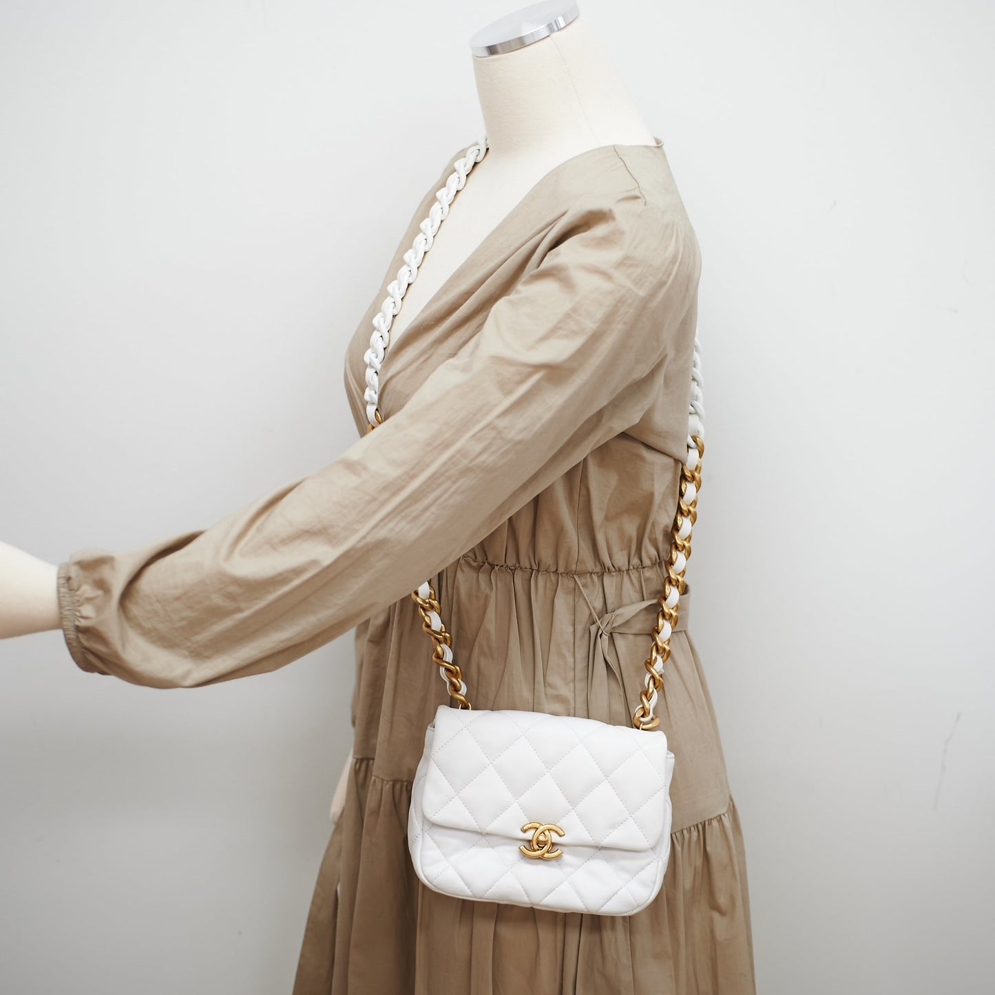 ITEM 6 - Chanel Season Flap White (Microchip)