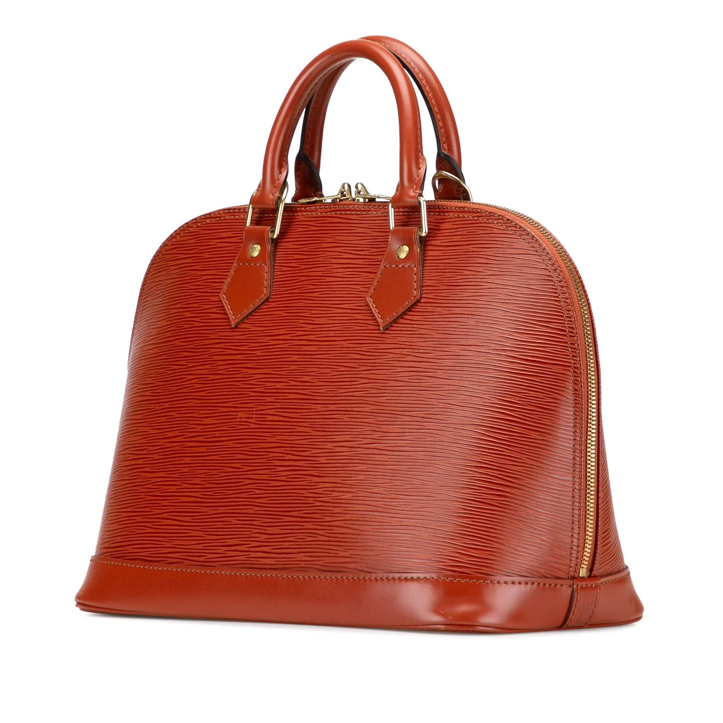 Brown Louis Vuitton Epi Alma PM Handbag