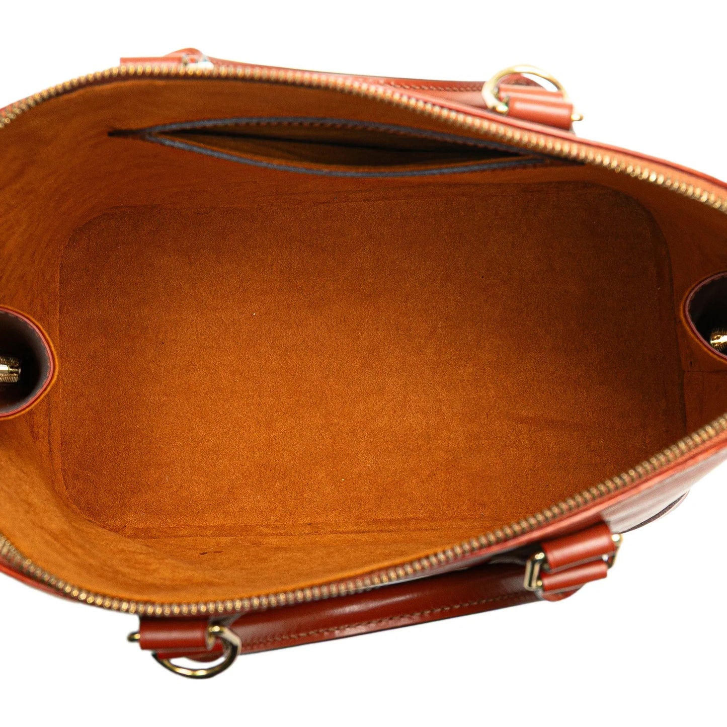 Brown Louis Vuitton Epi Alma PM Handbag