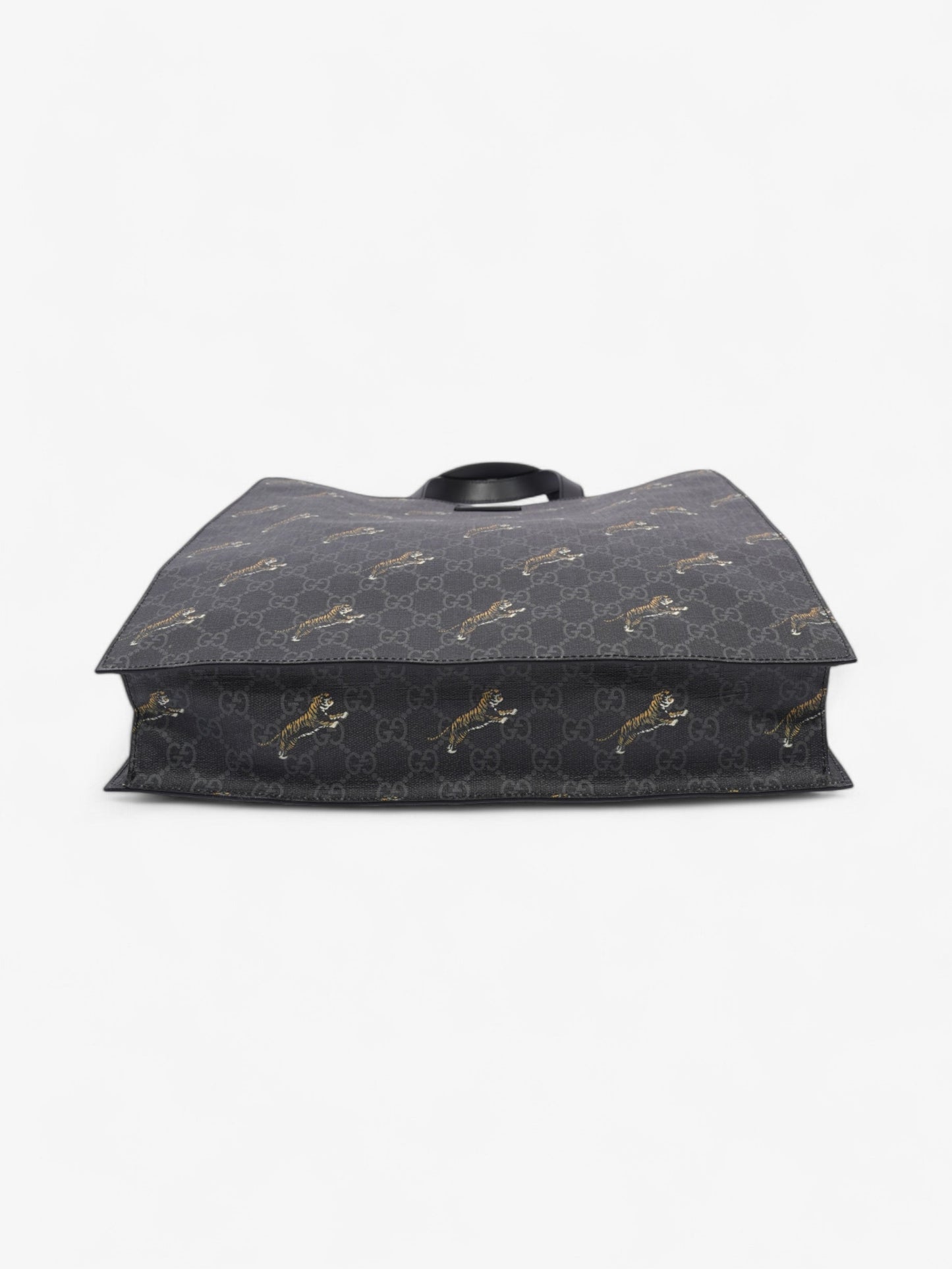 Gucci Bestiary Tote in Tiger Black Coated Canvas