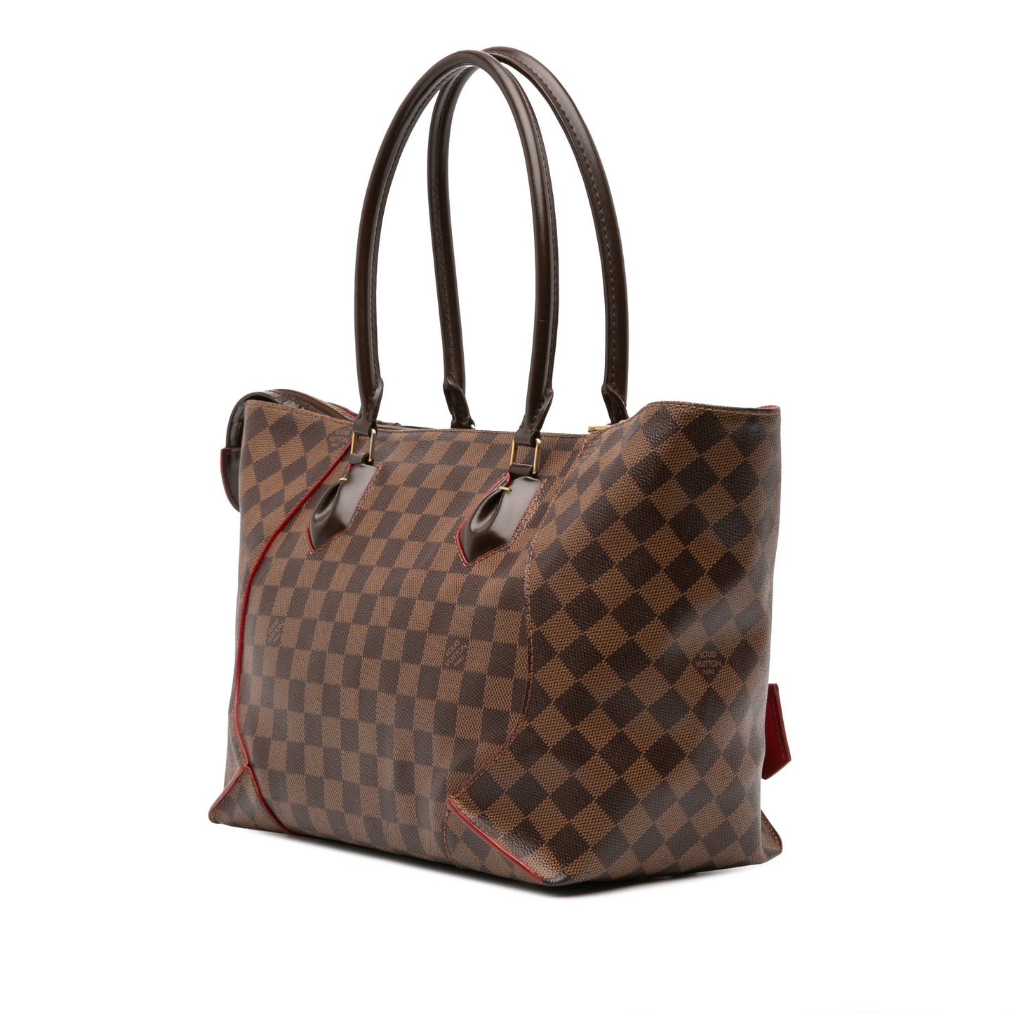 Brown Louis Vuitton Damier Ebene Caissa MM Tote Bag