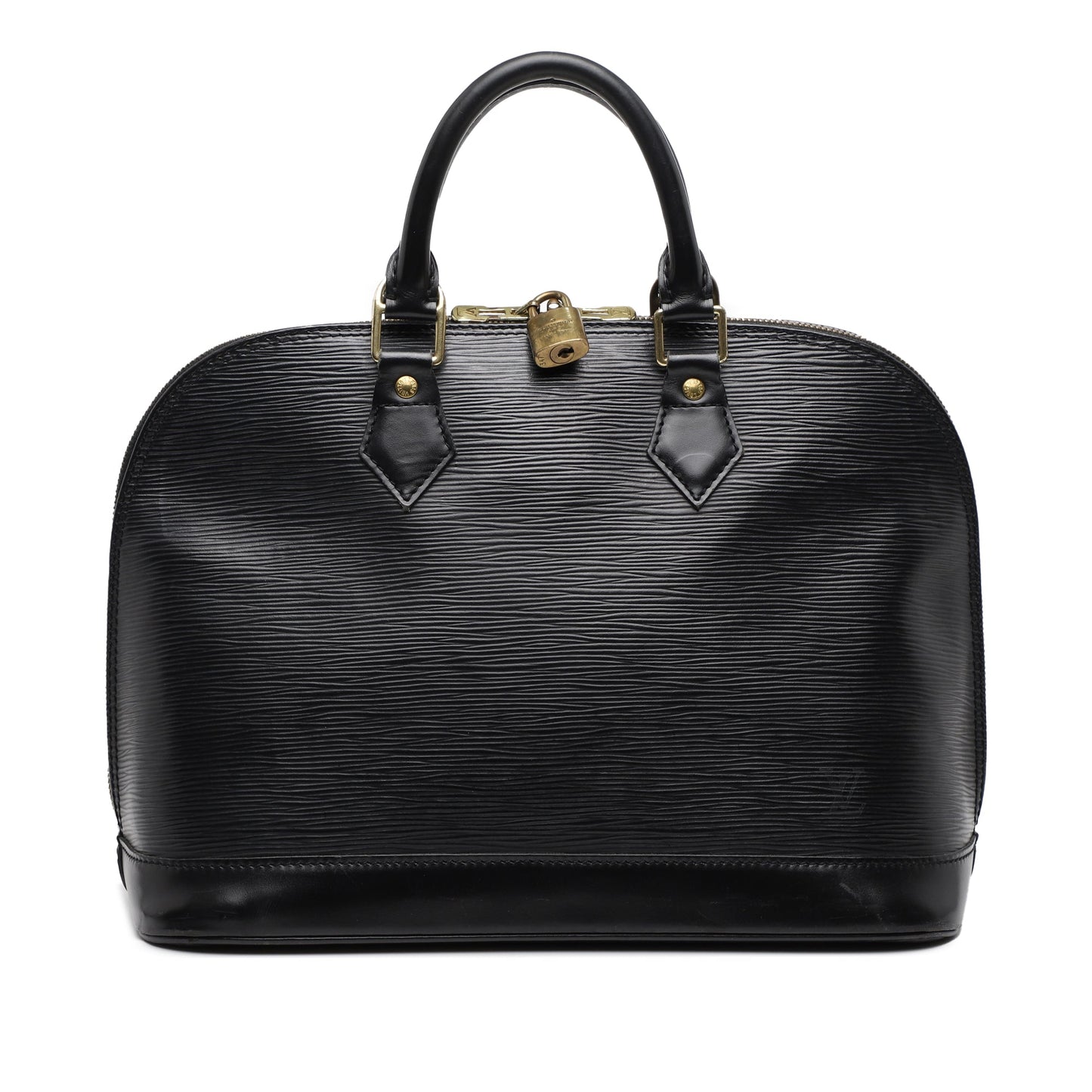 Black Louis Vuitton Epi Alma PM Handbag