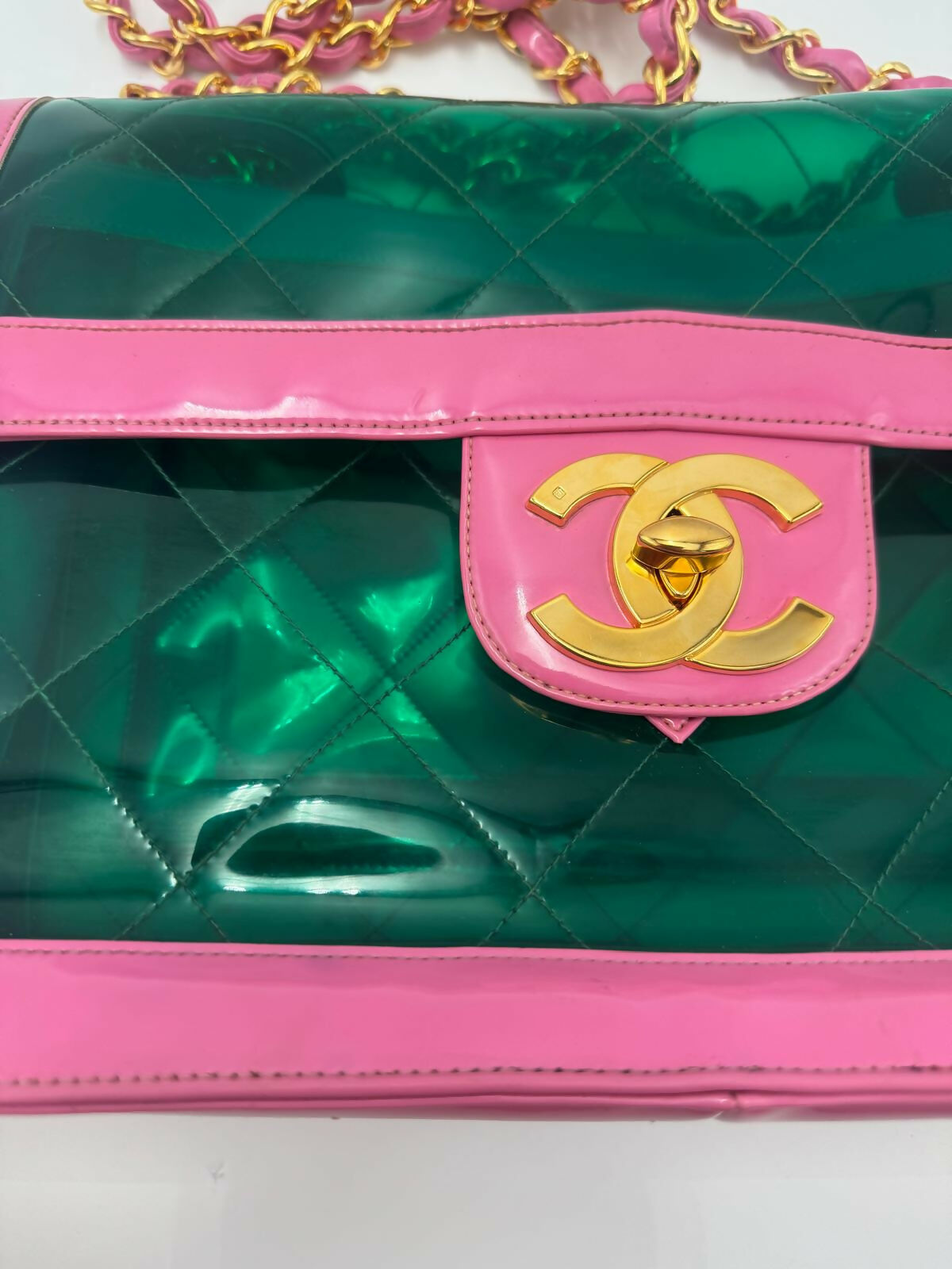 Chanel 2018 Coco Splash PVC Flap