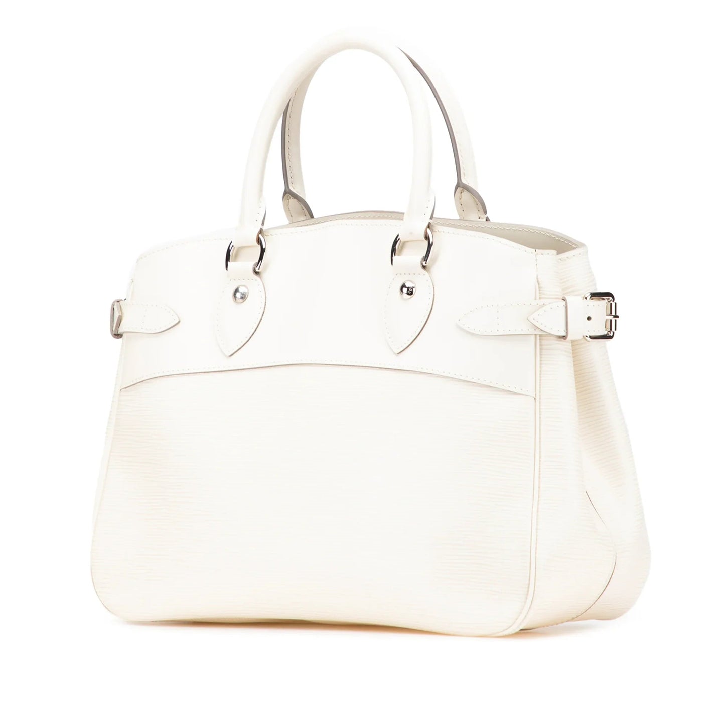 White Louis Vuitton Epi Passy PM Handbag