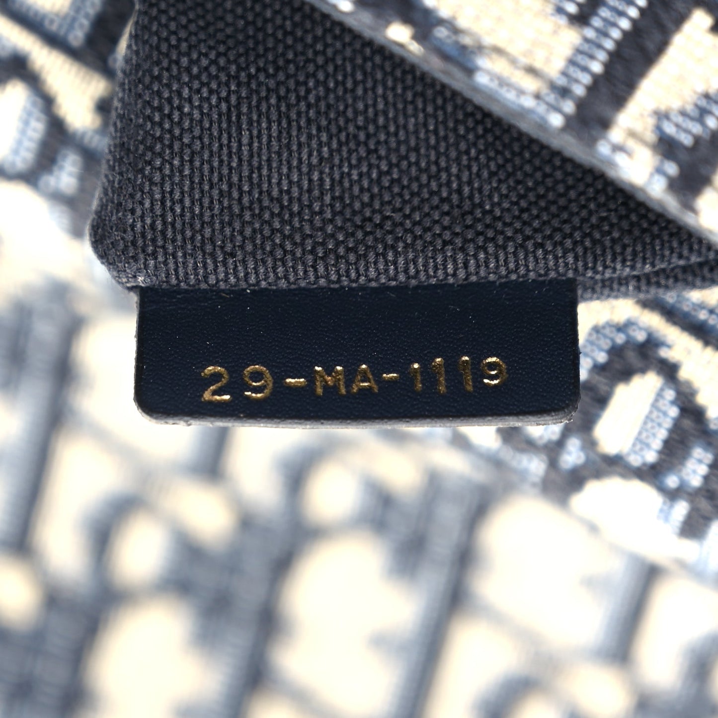 Christian Dior Oblique 30 Montaigne Flap Bag Blue