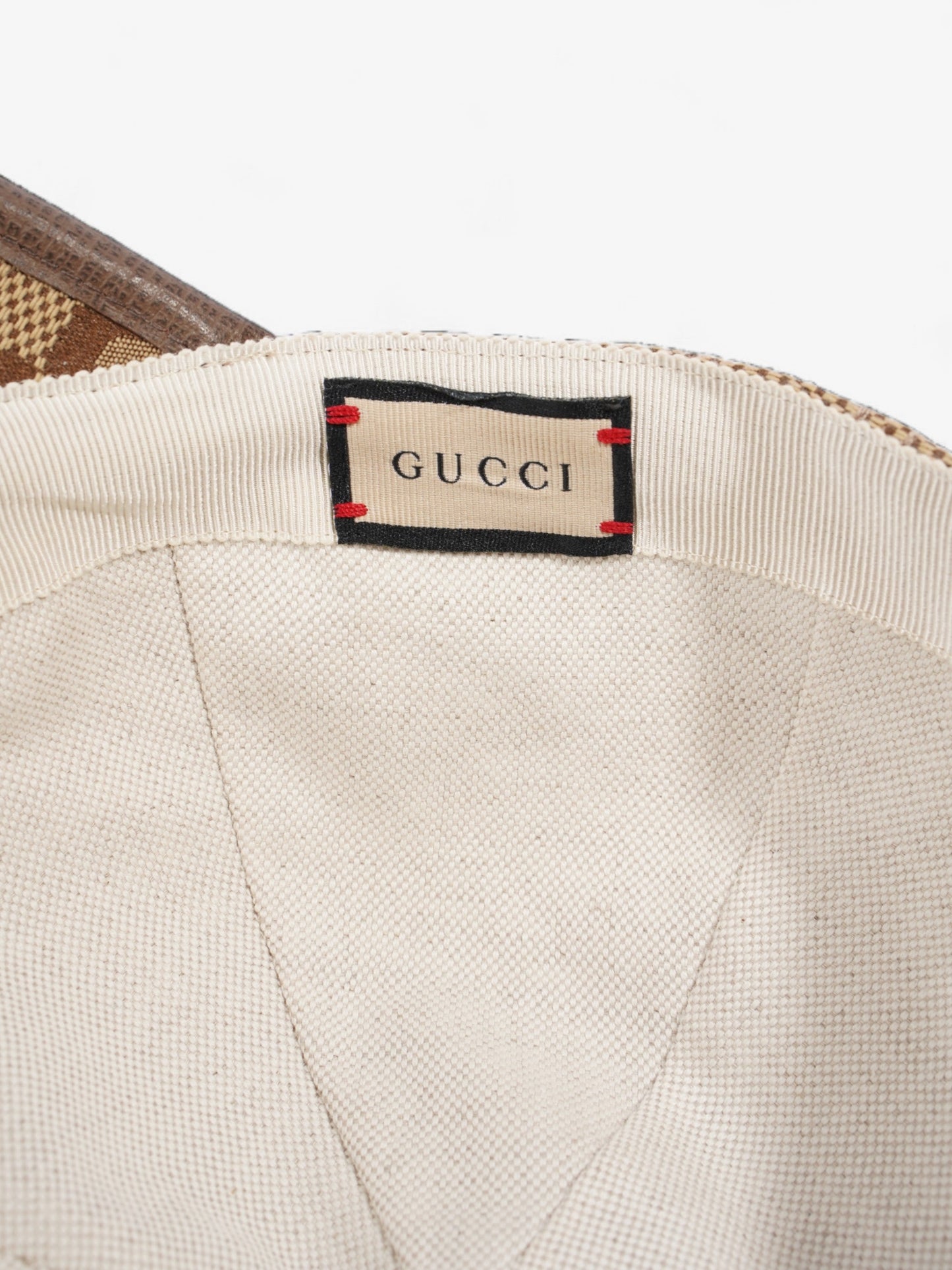 Gucci Jumbo GG Baseball Hat Camel / Ebony Cotton XS