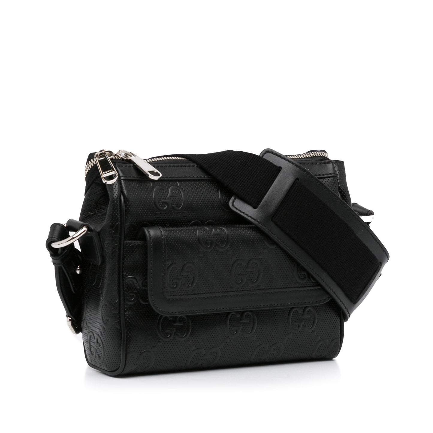 Gucci Black Leather Crossbody Style 2