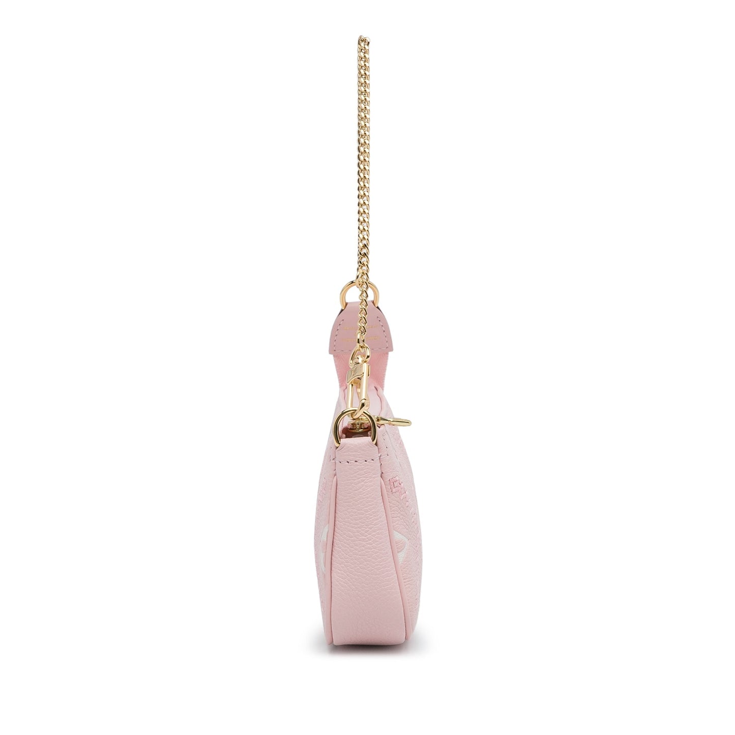 Louis Vuitton Broderies Pochette Accessoires Mini Pink Giant Monogram Empreinte