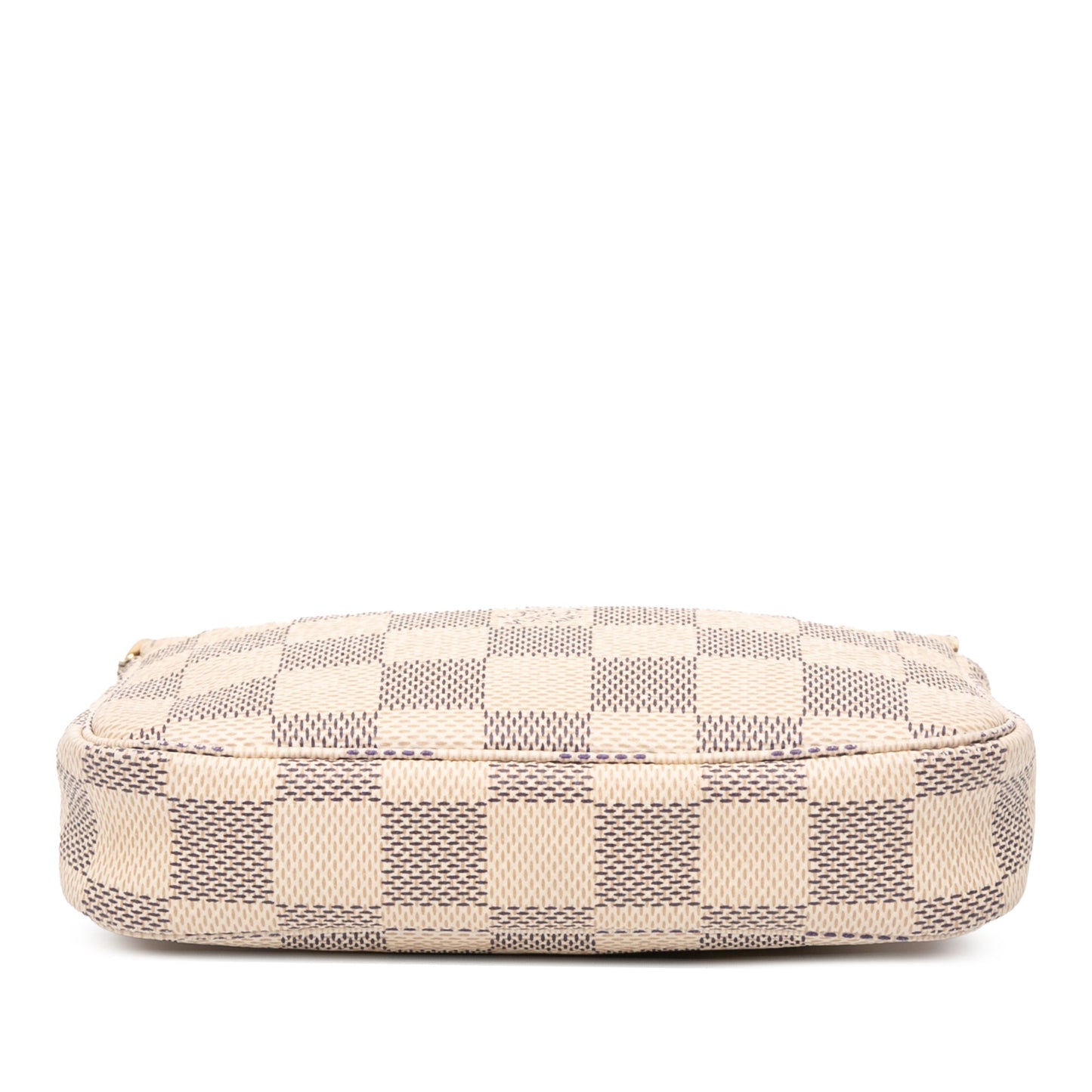 White Louis Vuitton Damier Azur Mini Pochette Accessoires Handbag