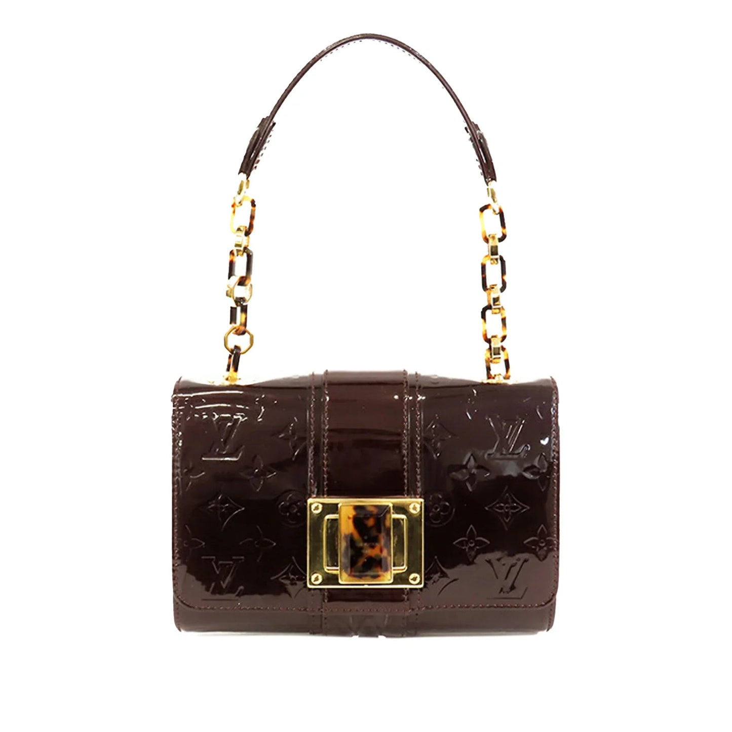 Purple Louis Vuitton Monogram Vernis Vermont Avenue Handbag
