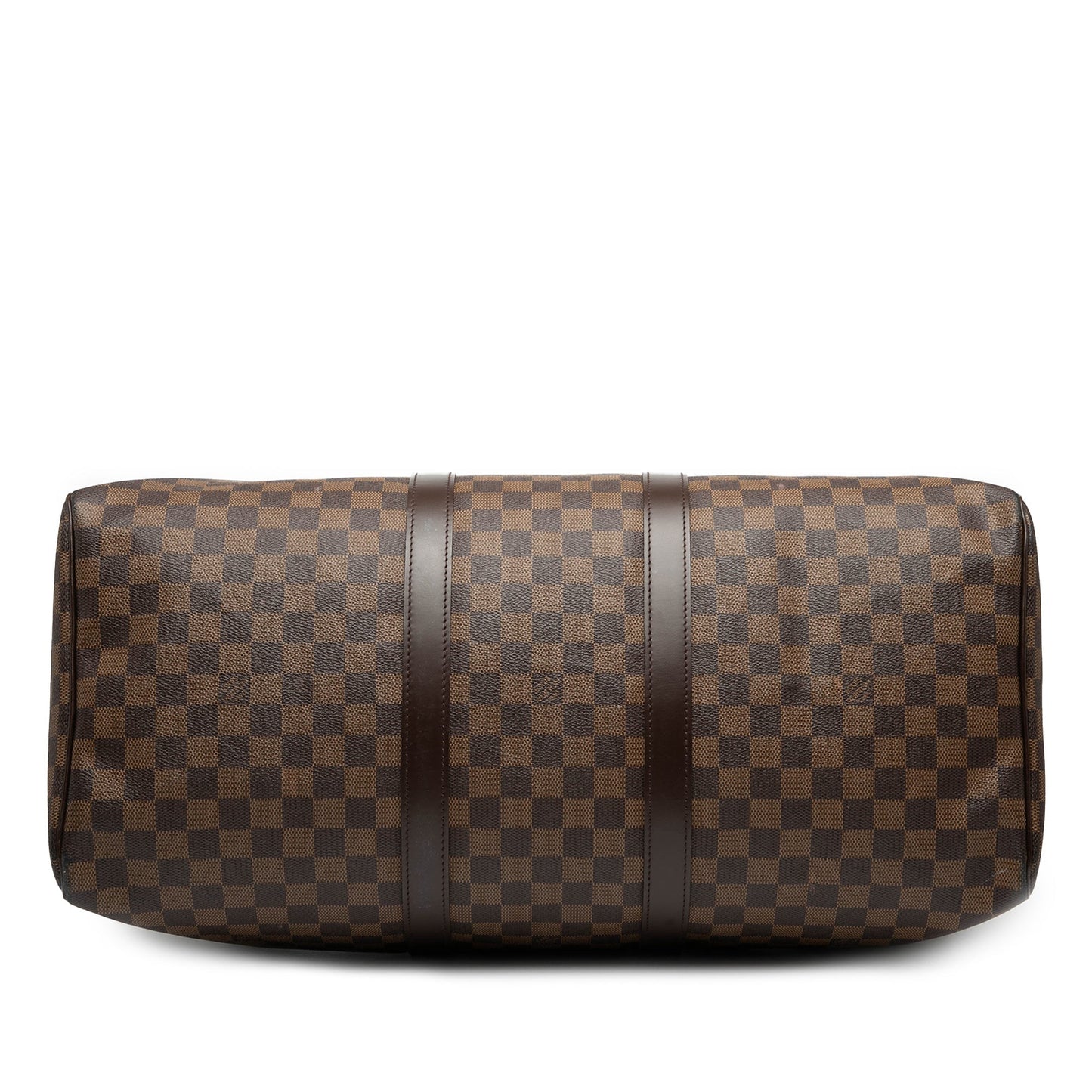 Brown Louis Vuitton Damier Ebene Keepall 50 Travel Bag