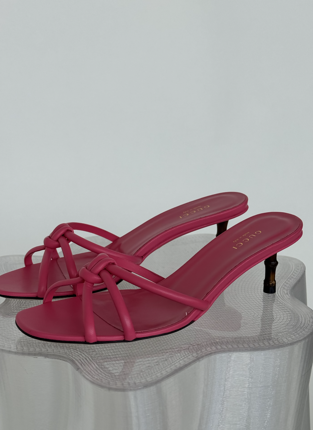 Gucci Slide Sandal With Bamboo - FULL SET