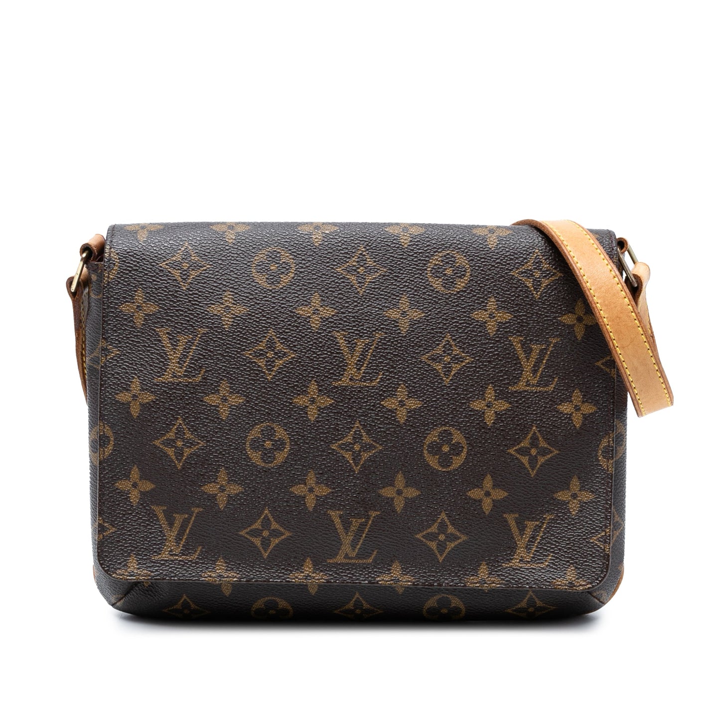 Brown Louis Vuitton Monogram Mtte Tango Short Strap Shoulder Bag