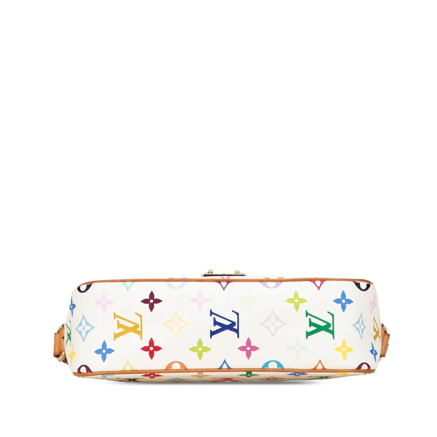 White Louis Vuitton Monogram Multicolore Sologne Crossbody Bag