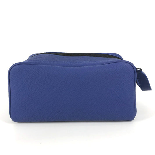 LOUIS VUITTON Clutch bag M82576 Taurillon Clemence Leather blue Monogram Taurillon Clemence dopp kit