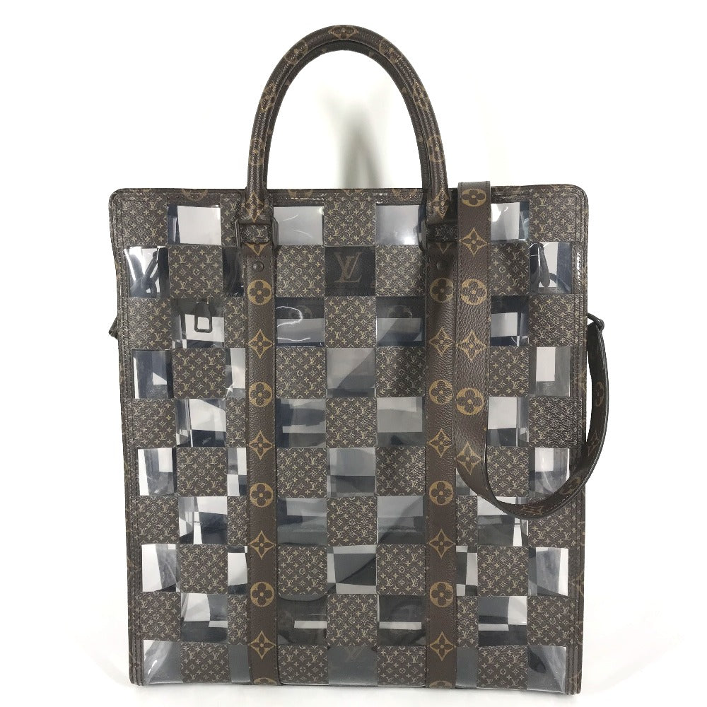 LOUIS VUITTON Handbag M20866 Monogram Canvas, Plastics Brown monogram chess Sac Plat