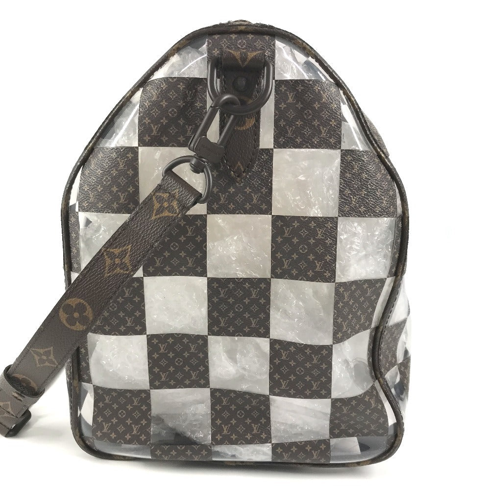 LOUIS VUITTON Boston Duffel bag M20864 Monogram Canvas, Plastics Brown monogram chess Keepall bandouliere 50