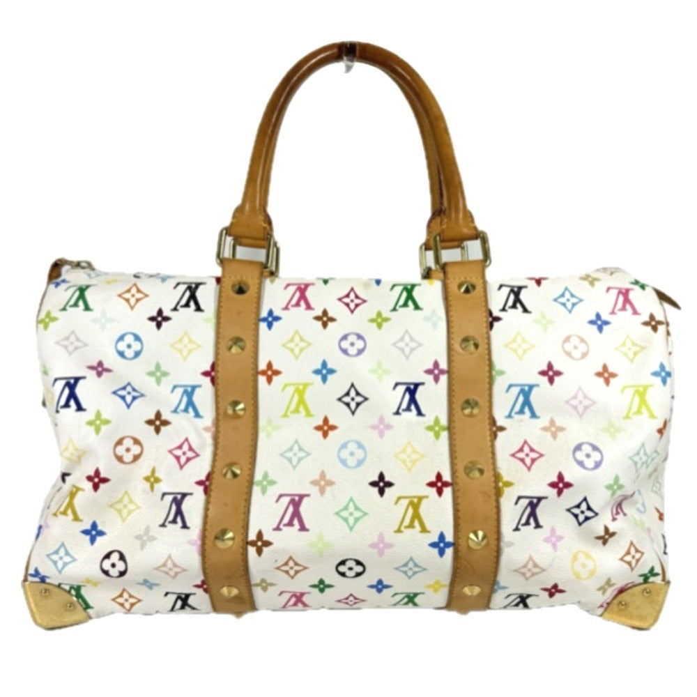 LOUIS VUITTON Boston Duffel bag M92641 Monogram multicolor canvas white Monogram Multicolor Takashi Murakami Keepall 45 Keepall 45