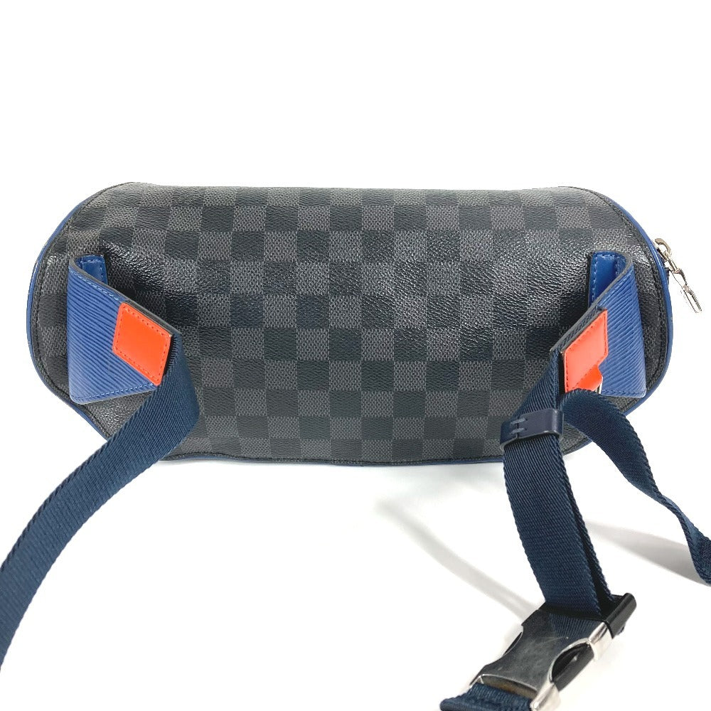 LOUIS VUITTON Sling bag M51464 Damier Graphite Canvas, Epi Leather Navy Damier Graffit Epi Bum bag