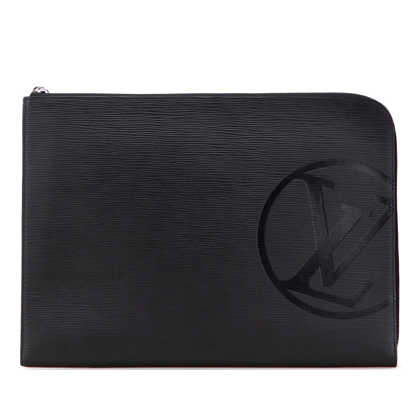 Black Louis Vuitton Epi Initials Circle Pochette Jour GM Clutch Bag