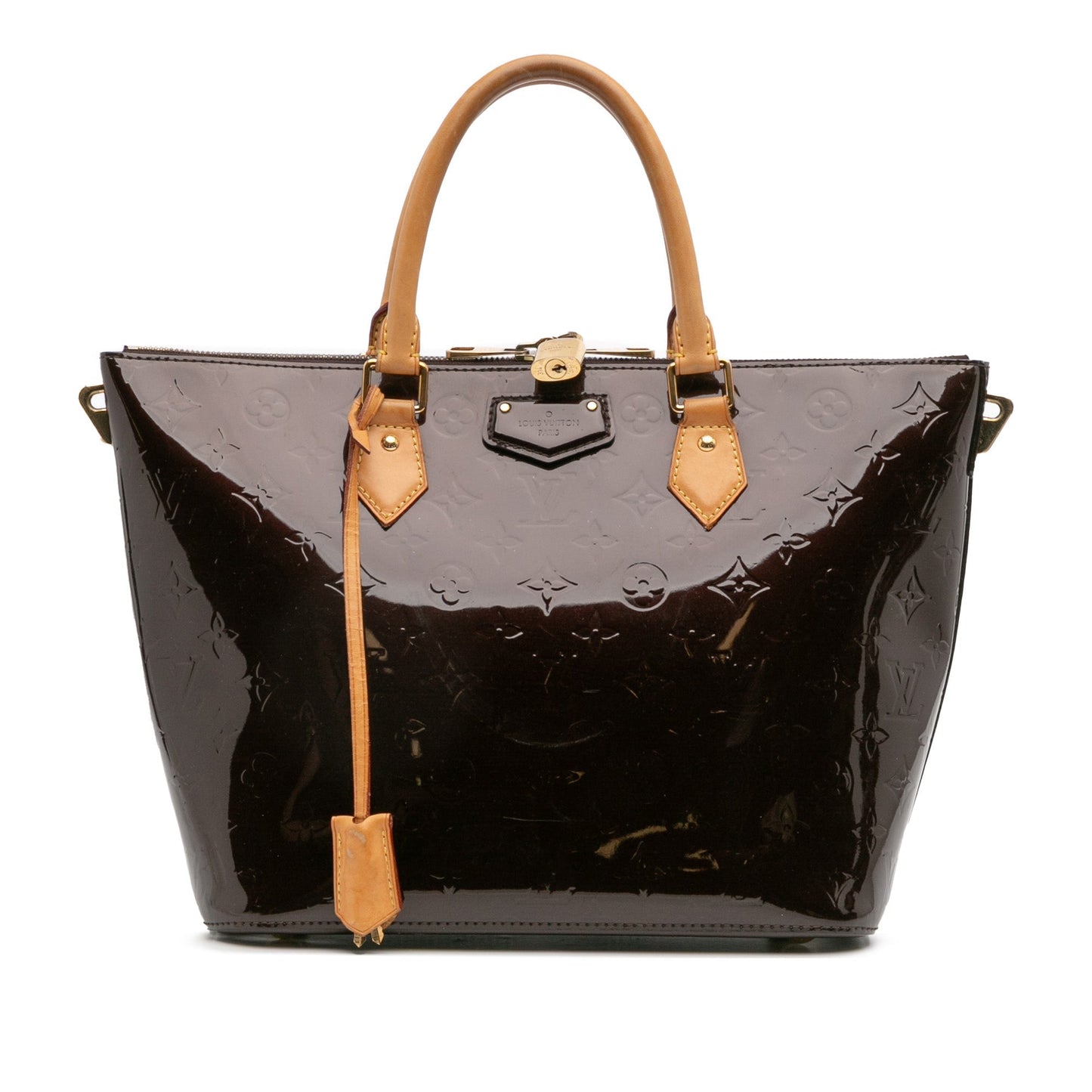 Purple Louis Vuitton Monogram Vernis Montebello MM Satchel
