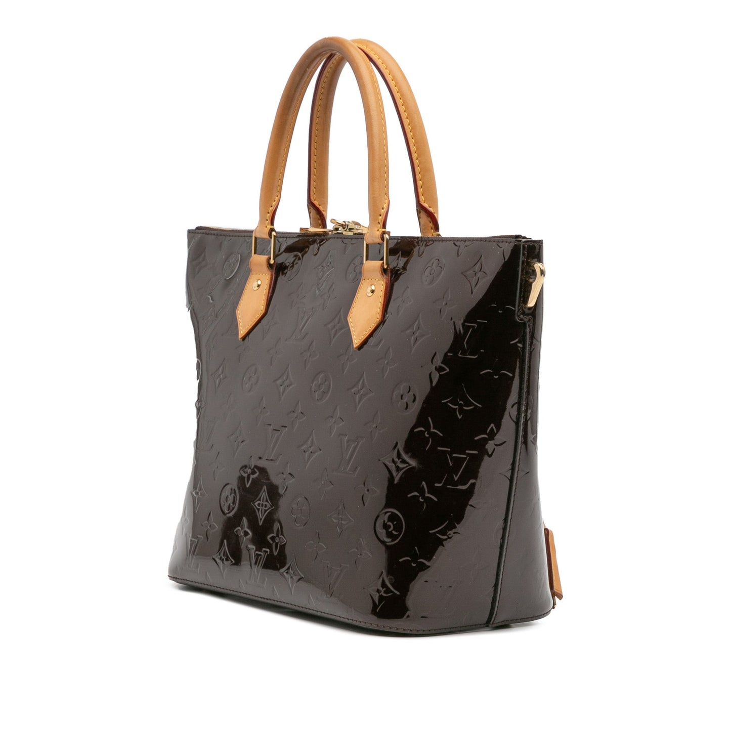 Purple Louis Vuitton Monogram Vernis Montebello MM Satchel