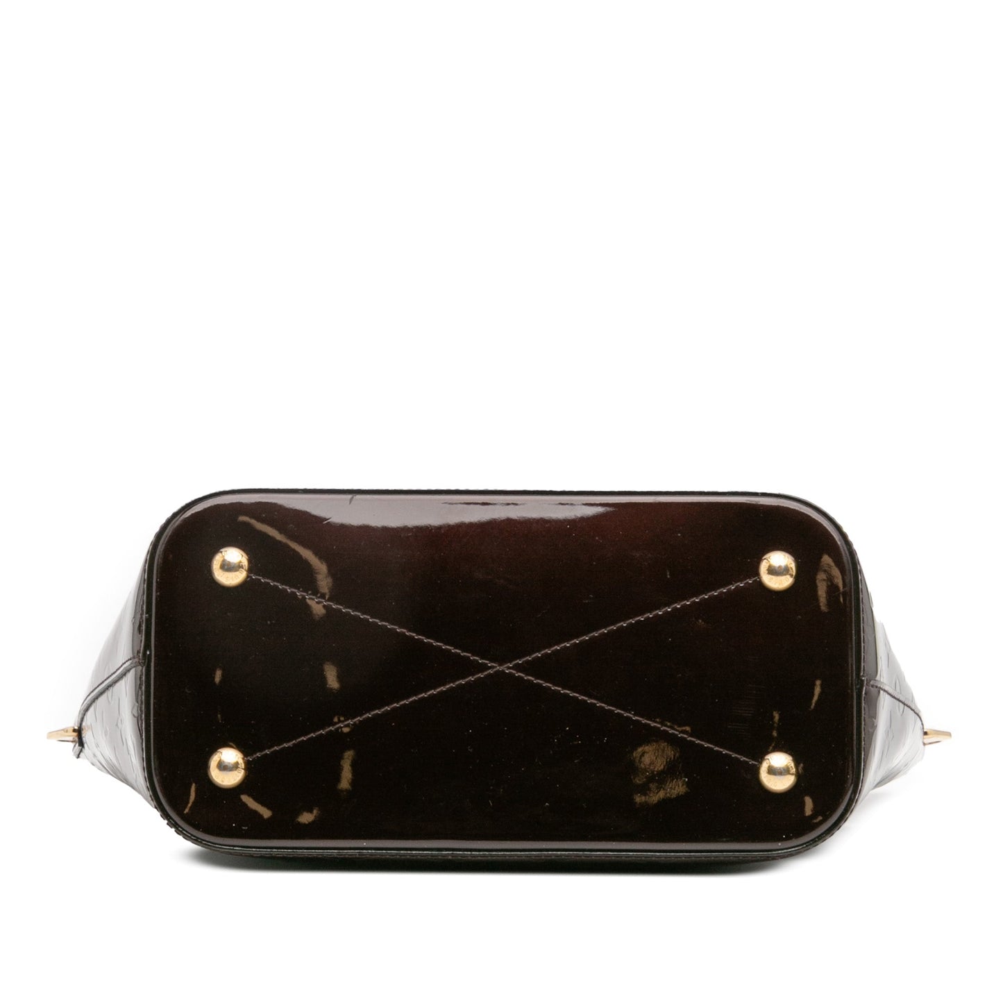 Purple Louis Vuitton Monogram Vernis Montebello MM Satchel