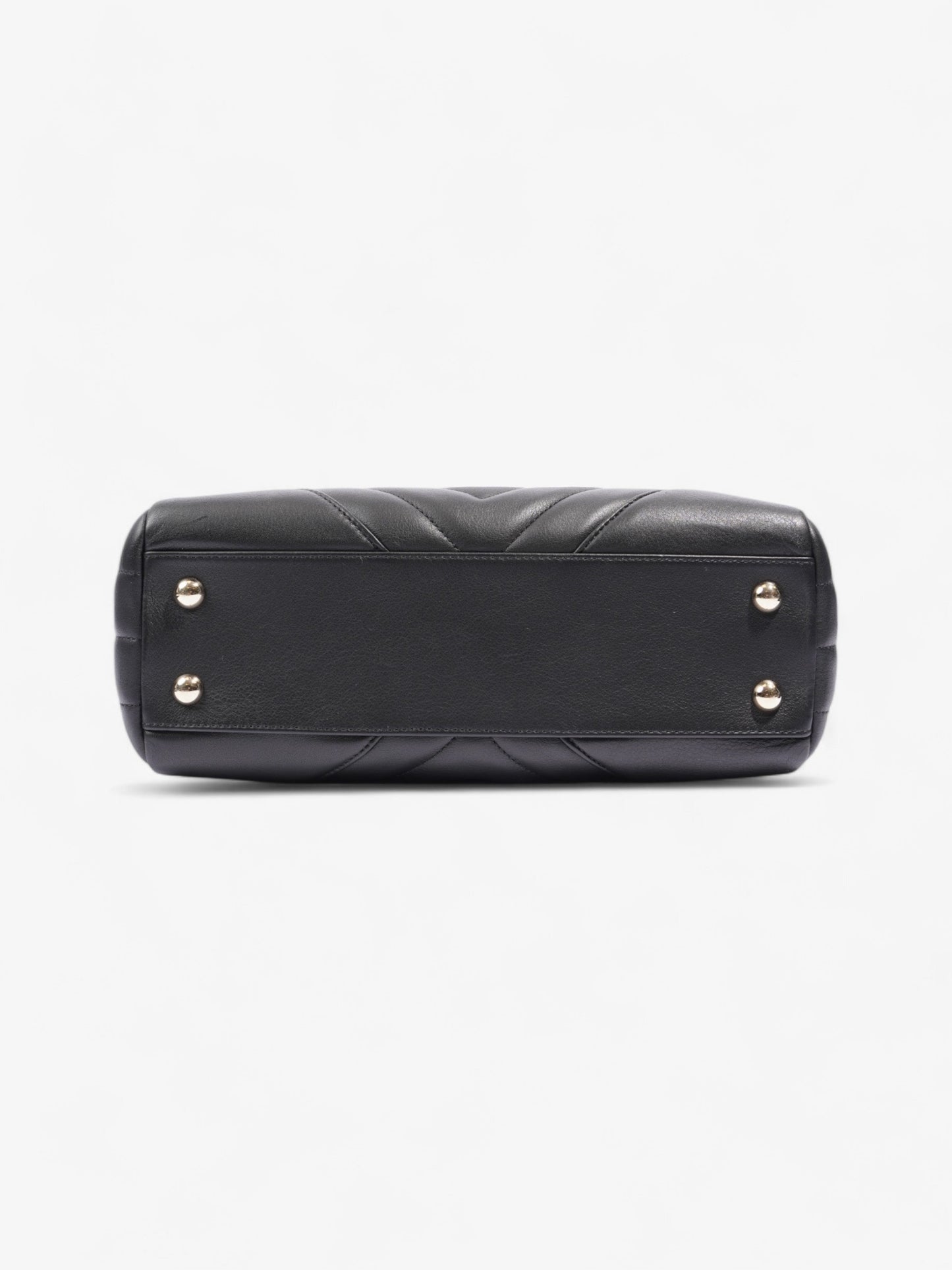 Chanel Shopping Tote Black Calfskin Leather Small