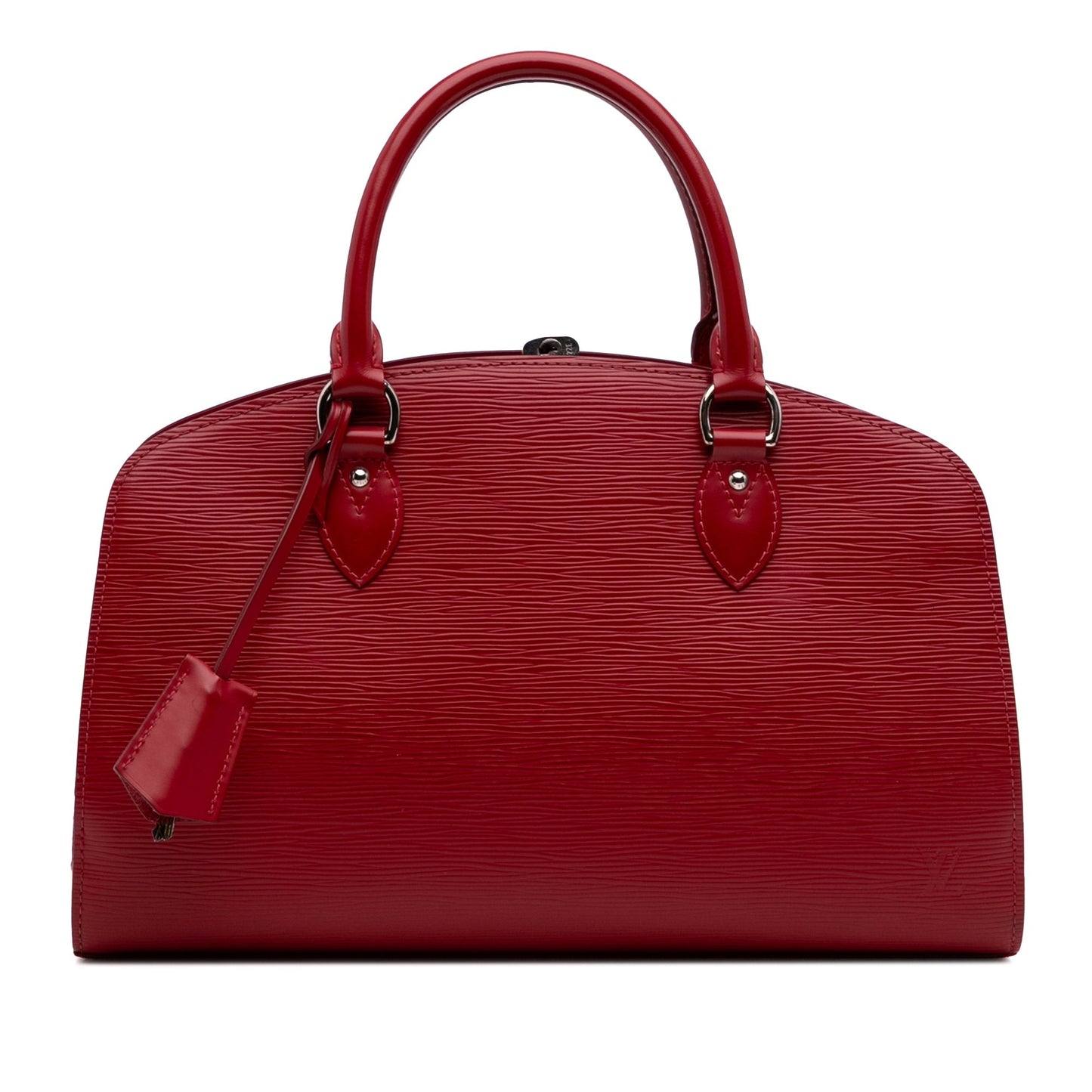 Red Louis Vuitton Epi Pont Neuf PM Handbag