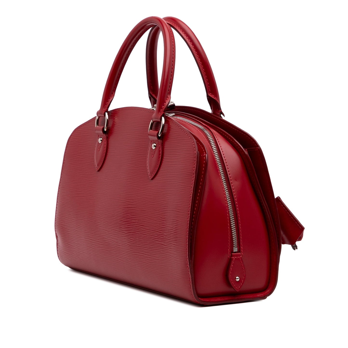 Red Louis Vuitton Epi Pont Neuf PM Handbag